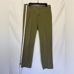 J Crew Stretch Olive Green Trousers